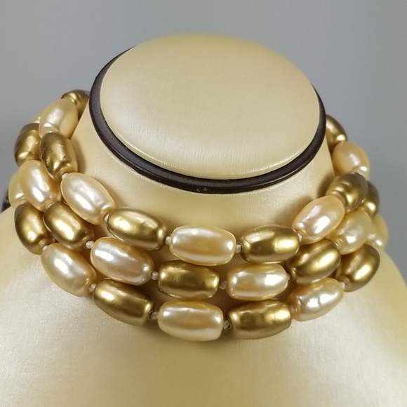Karl Lagerfeld Jewelry - Vintage KARL LAGERFELD MultiLayer Oval  Necklace